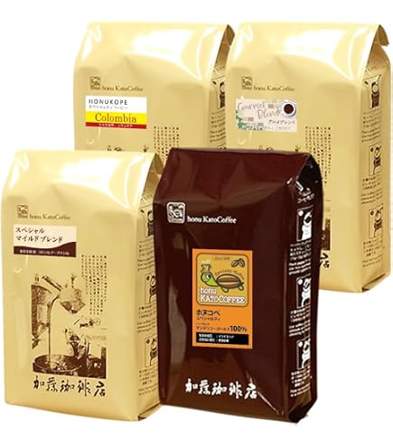 Amazon | 加藤珈琲店 ゴールデンブレンド 2kg セット 500g×4 珈琲豆
